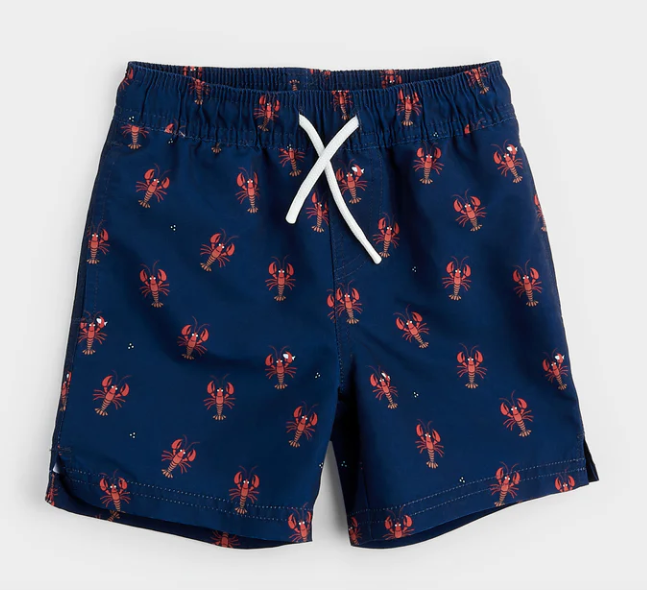 Lobster Swim Trunks | Navy