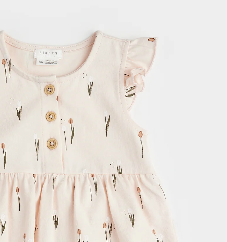 Tulip Romper | Lt Pink