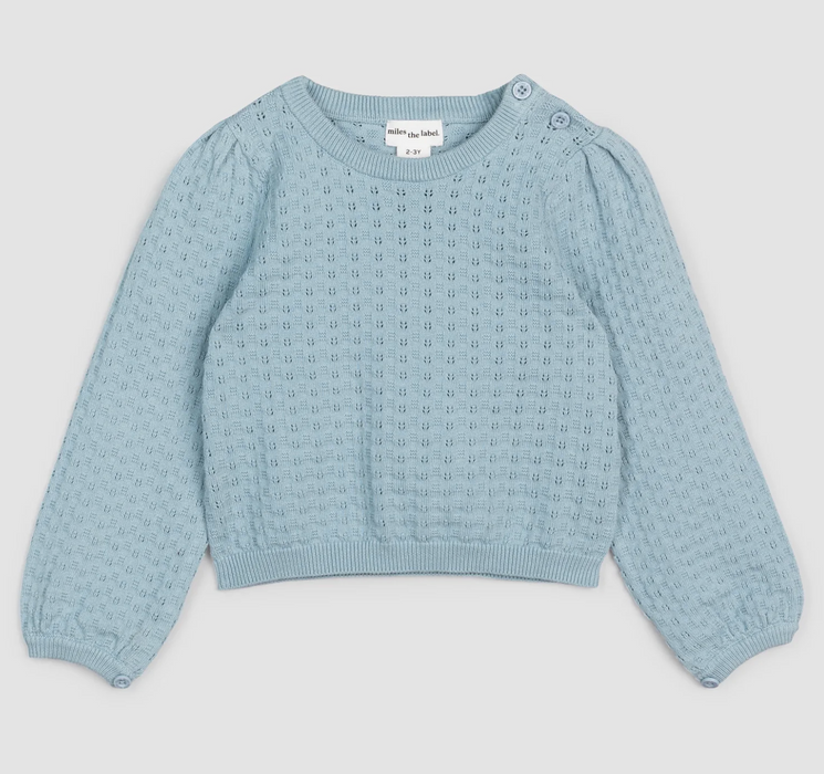 Dusty Blue Azul Sweater