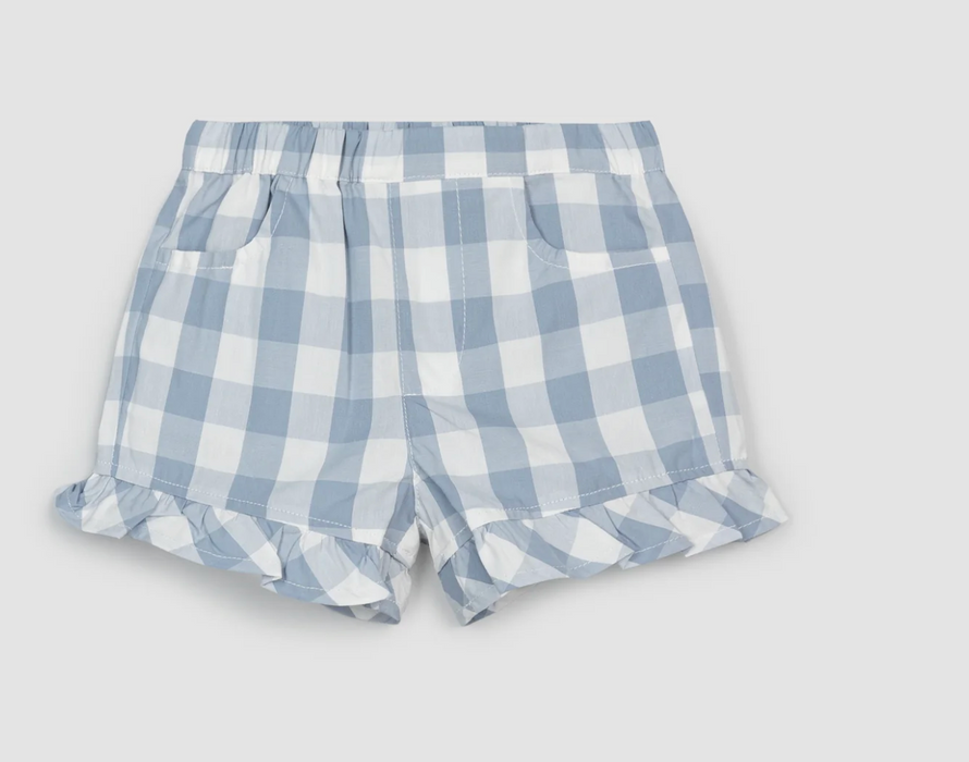 Poplin Plaid Woven Shorts