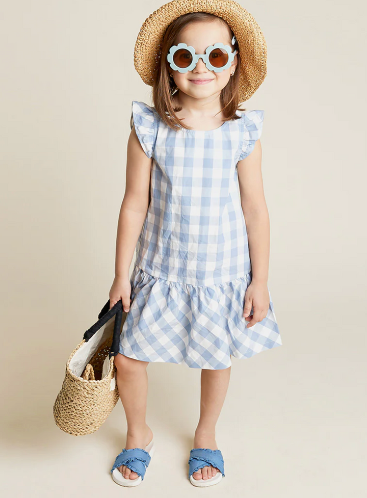 Poplin Plaid Woven Dress