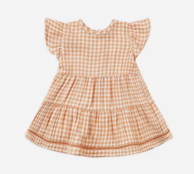 Lily Dress | Melon Gingham