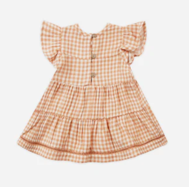 Lily Dress | Melon Gingham