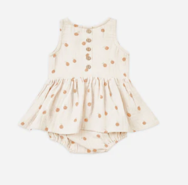 Skirted Tank Romper | Oranges