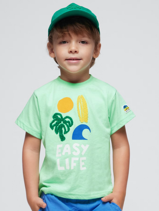 Green Easy Life T Shirt | 3007
