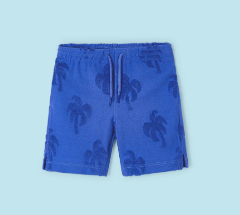 Blue Palm Tree Shorts | 3271