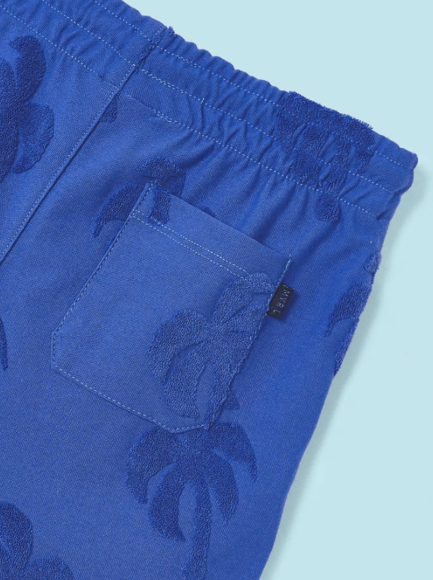 Blue Palm Tree Shorts | 3271