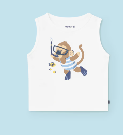 Scuba Monkey Tank | 1036