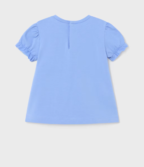 Lt Blue Eyelet TShirt | 1006
