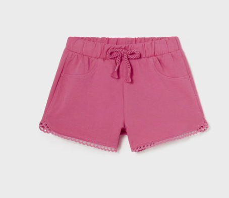 Baby Cotton Fleece Shorts | Magenta | 603