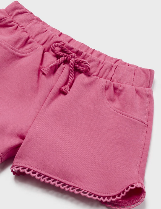 Baby Cotton Fleece Shorts | Magenta | 603