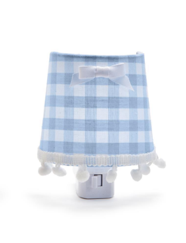 Blue Gingham Nightlight