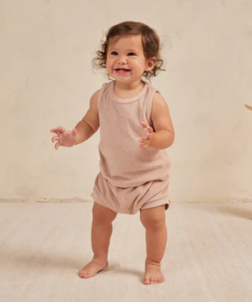 Terry Tank & Short Set | Blush