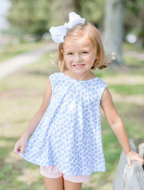 Lottie Knit Banded Short Set Shells – Babycakes Children's Boutique