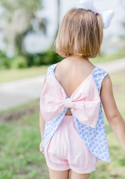 Lottie Knit Banded Short Set | Shells