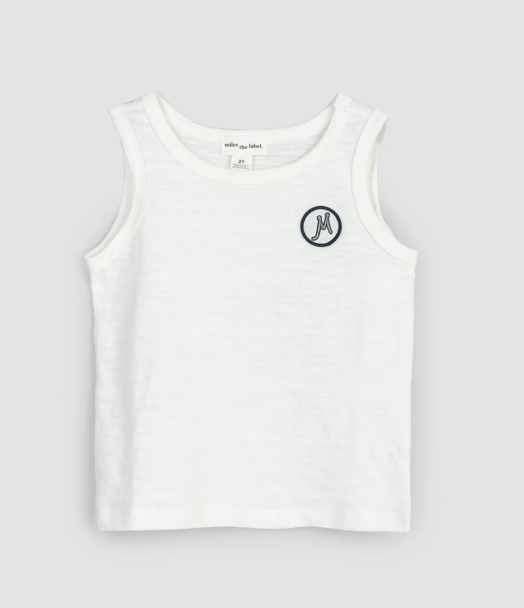 Sleeveless Slub Tank Top | Off White