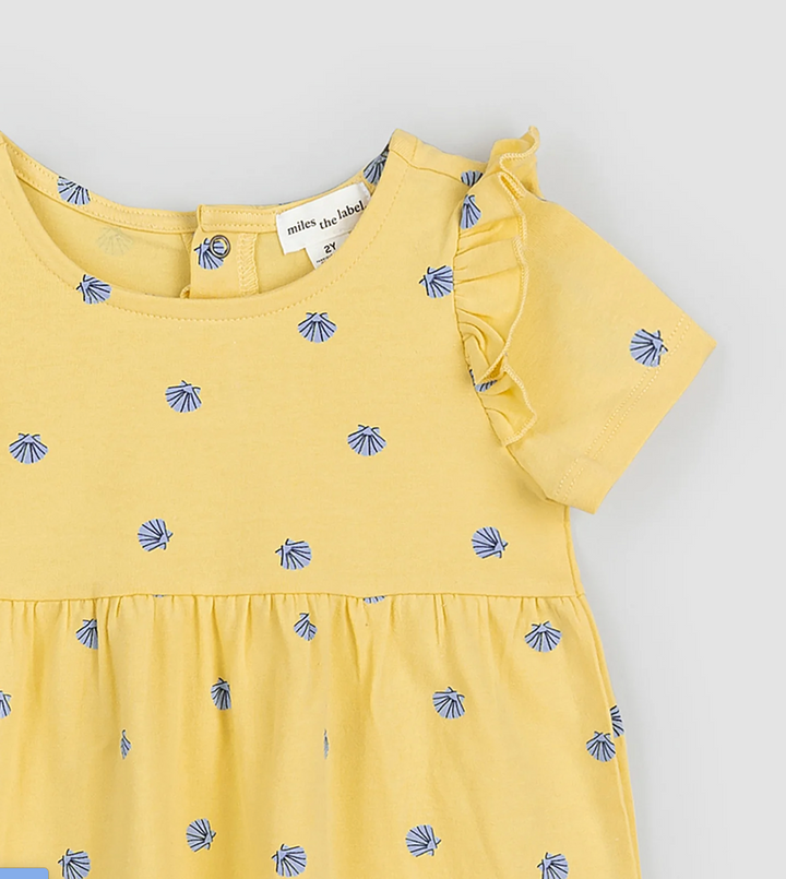 Jersey Dress | Seashell on Canary