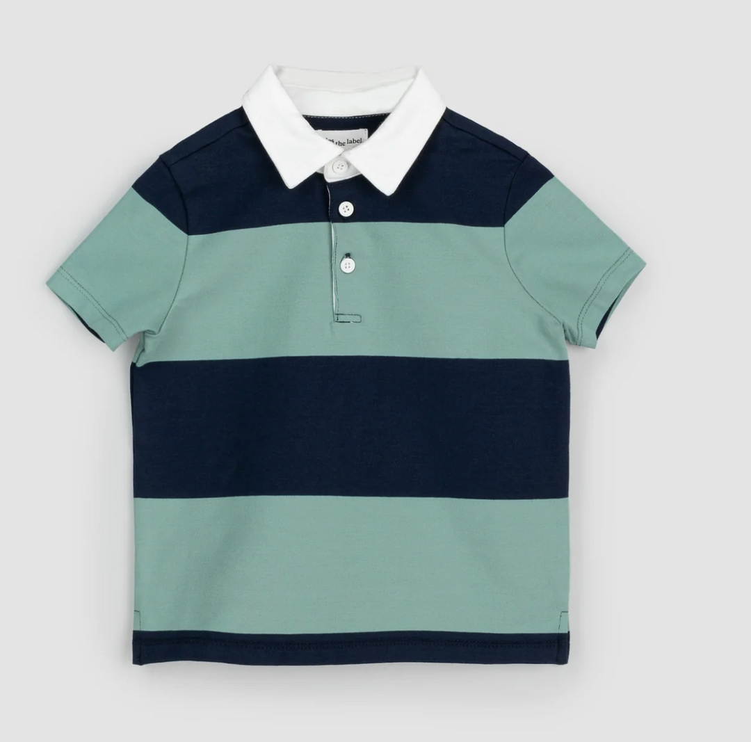 Rugby Top | Navy/Seafoam