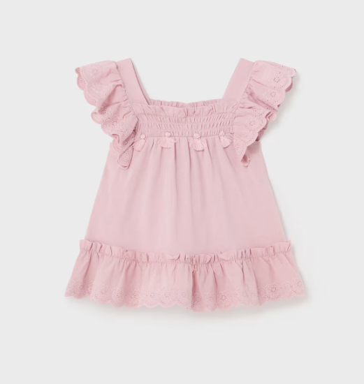 Dahlia Eyelet Ruffle Top | 1197