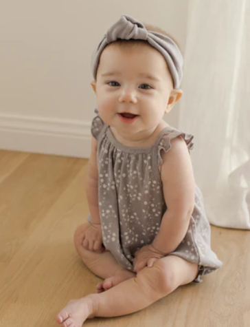 Ribbed Ruffle Romper | Fleur