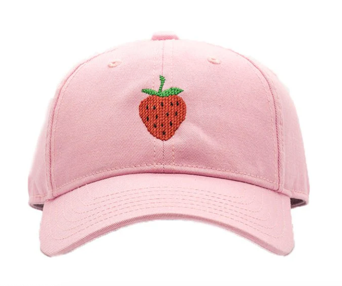Light Pink Embroidered Baseball Hat | Strawberry