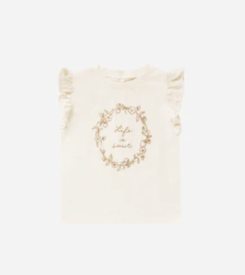 Life is Sweet Ruffled Tank