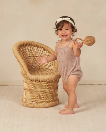 Nala Romper | Mauve Ditsy