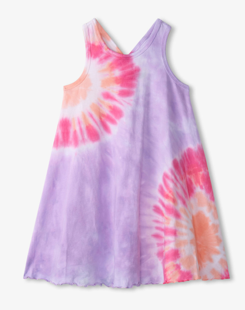 Violet Summer Sea Trapeze Dress