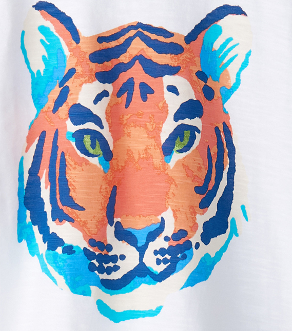 Painted Tiger Graphic Tee