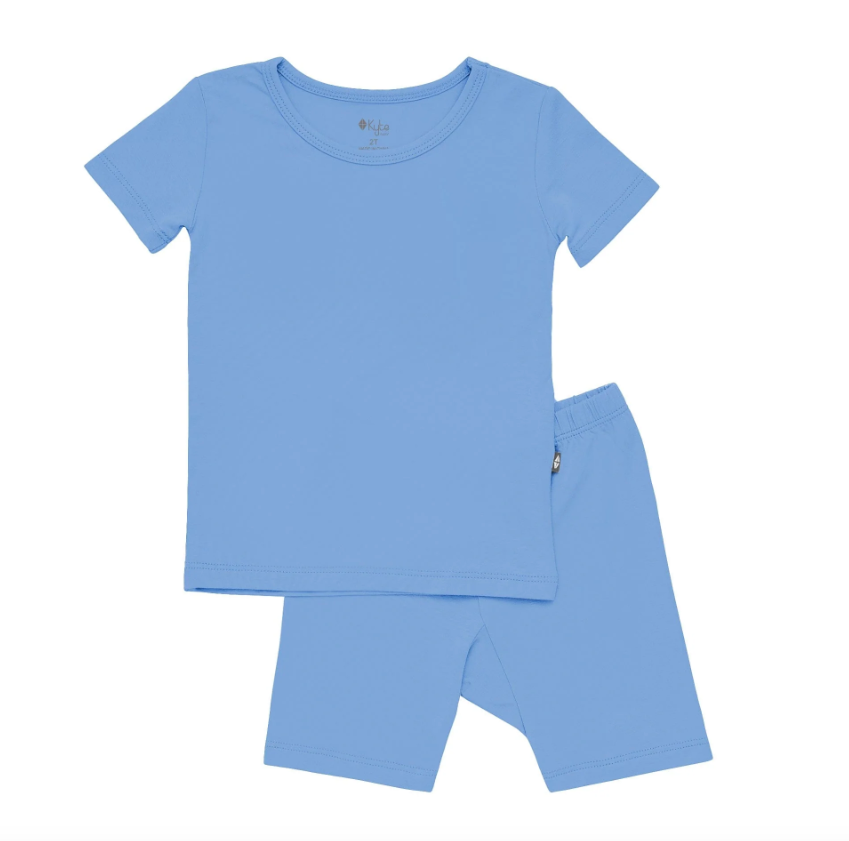 Short Sleeve Toddler Pajamas | Periwinkle