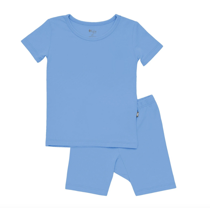 Short Sleeve Toddler Pajamas | Periwinkle