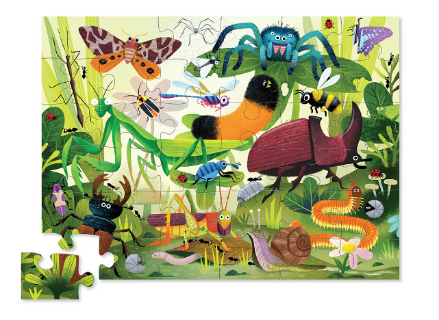 36 Piece Puzzle | Backyard Bugs