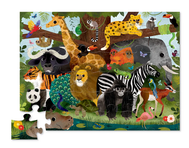 36 Piece Puzzle | Jungle Friends