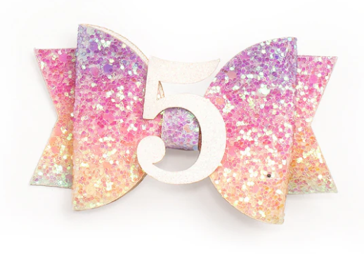 #5 Pastel Rainbow Bow