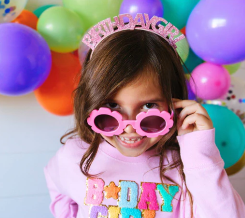 Pink Birthday Girl Headband