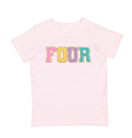 Fourth Birthday Patch T Shirt | Ballet 4T