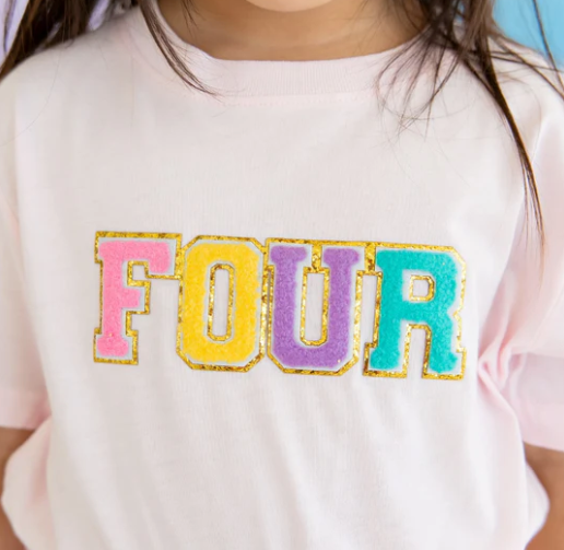 Fourth Birthday Patch T Shirt | Ballet 4T