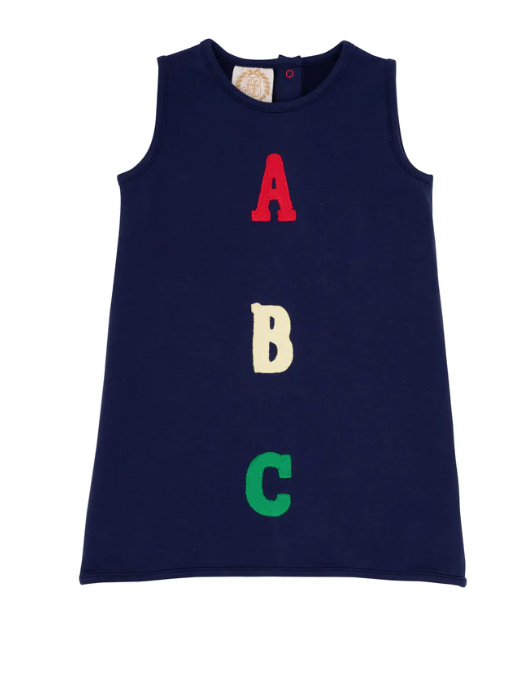 Annie Apron Dress | Nantucket Navy ABC