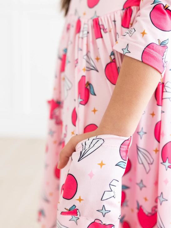 Star Student Pocket Twirl Dress