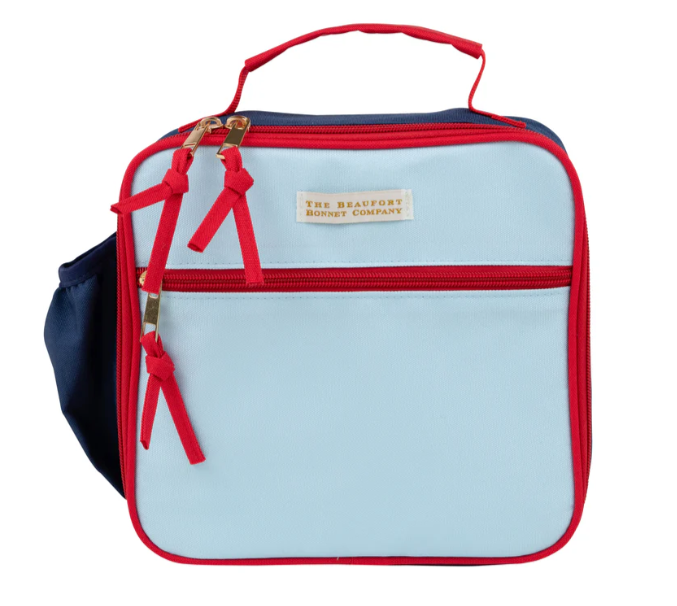 Leighton Lunch Box | Richmond Red Buckhead Blue Navy