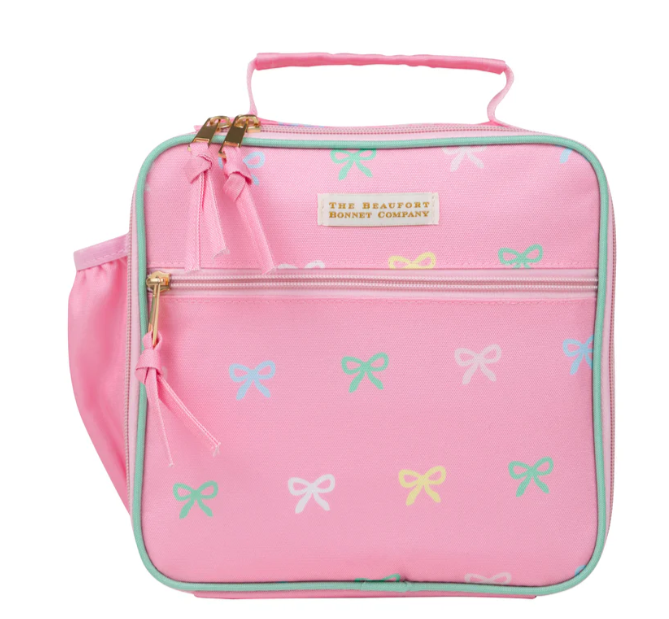 Leighton Lunch Box | Recess Ribbons Palm Beach Pink