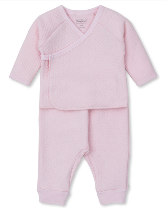 Pink Starry Sky Jacquard Pant Set