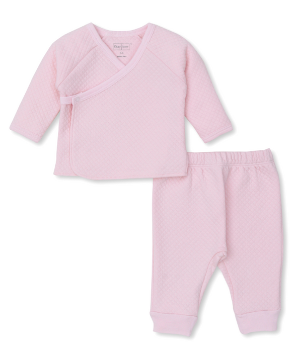 Pink Starry Sky Jacquard Pant Set