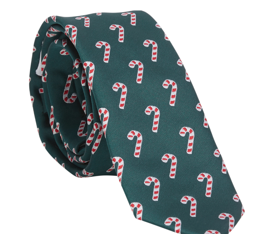 Candy Cane Neck Tie