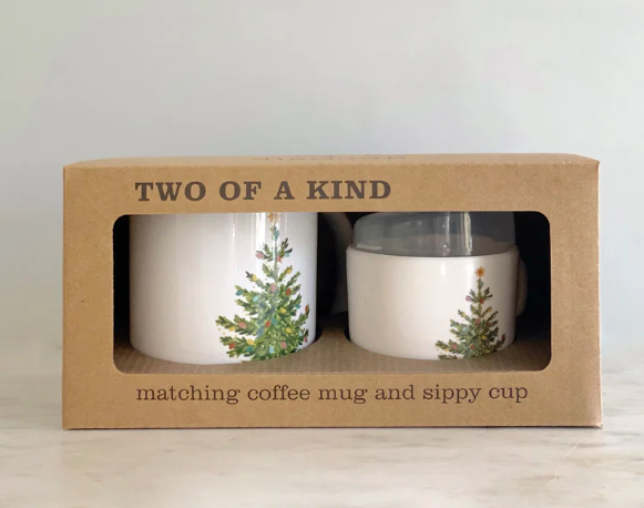 Christmas Tree Two of a Kind Cup Set