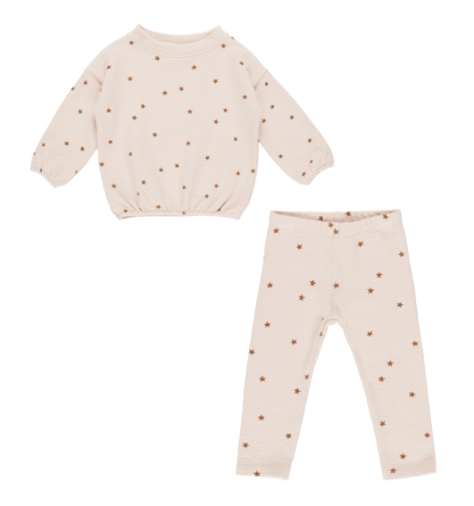 Spongey Knit Set | Shell Stars