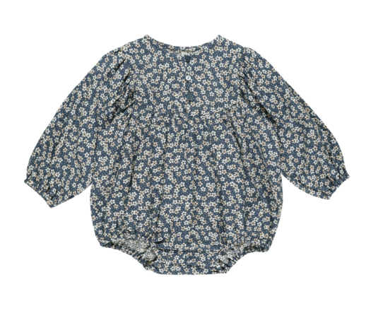 Gwen Romper | Blue Floral