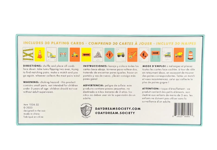 Under Construction Memory Match Game