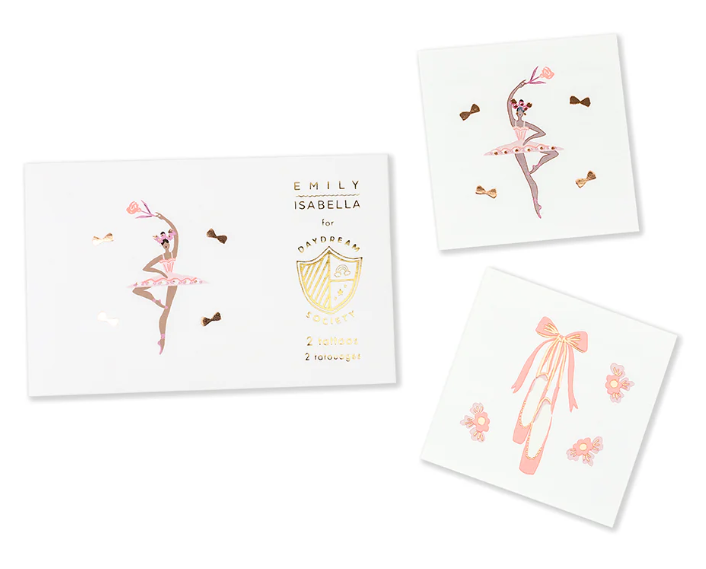 Pirouette Temporary Tattoos