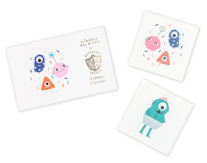 Little Monsters Temporary Tattoos
